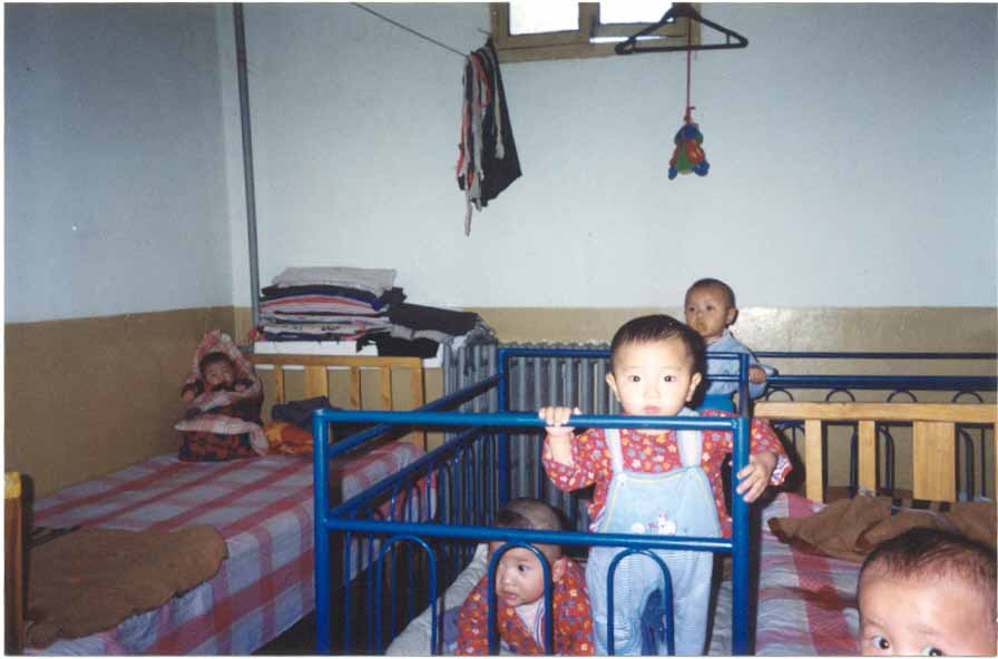 Wu Zhao in her crib